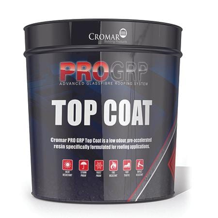 Cromar Pro 25 GRP Topcoat 20kg Dark Grey Fire Retardant