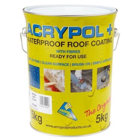 Acrypol+ Waterproof Roof Coating 5kg - Grey