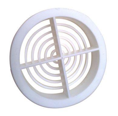 Round Disc Vent 70mm - White